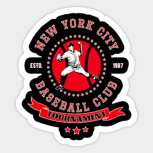 Nyc Baseball Sticker